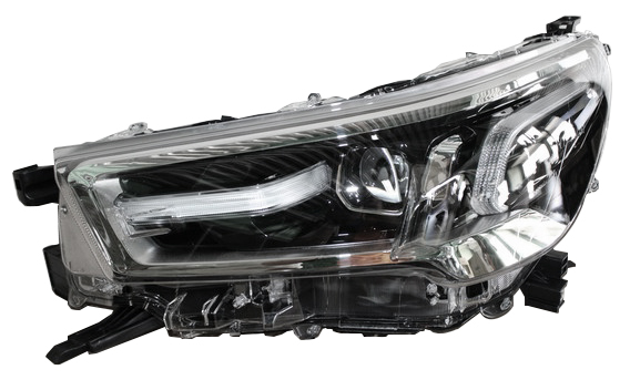 UNIT, HEADLAMP W/GASKET, LH